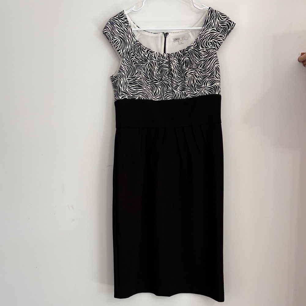 Cleo Monochrome Midi Dress